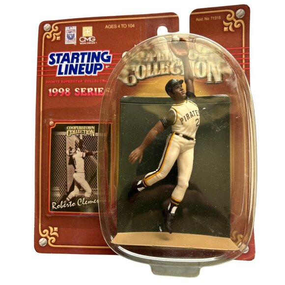 Starting Lineup 1998 Roberto Clemente Collectors Figure Pittsburgh Pirates - Picture 1 of 4